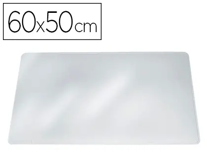 Imagen Vade sobremesa durable transparente antirreflectante 65x50 cm