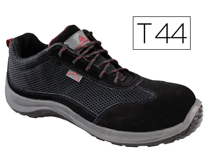 Imagen Zapatos de seguridad deltaplus asti piel de serraje afelpado suela de composite negro talla 44