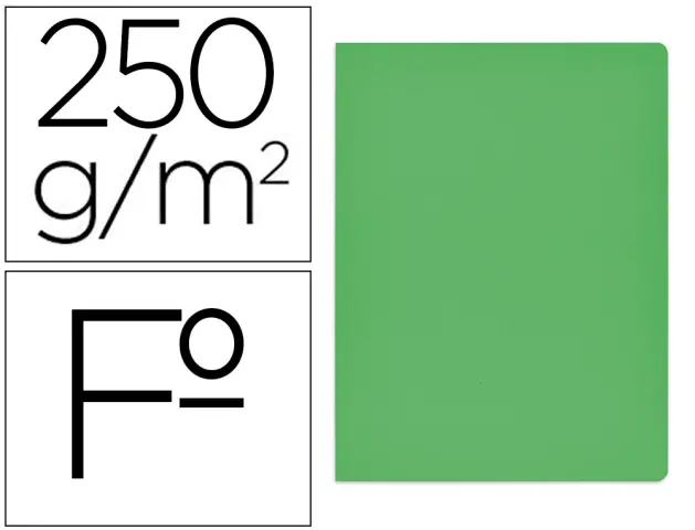 Imagen Subcarpeta cartulina gio simple intenso folio verde 250g/m2