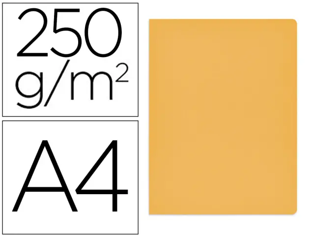 Imagen Subcarpeta cartulina gio simple intenso din a4 amarillo 250g/m2
