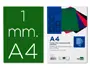 Imagen Tapa encuadernacion liderpapel carton a4 1mm verde paquete de 50 unidades 2