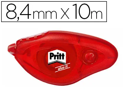 Imagen Pegamento pritt roller compact permanente 8,4 mm x 10 m