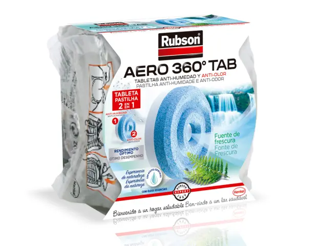 Imagen Deshumidificador rubson aero 360 aromaterapia fruta recambio pastilla