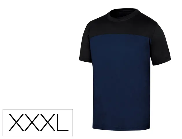 Imagen Camiseta de algodon deltaplus color azul talla xxxl