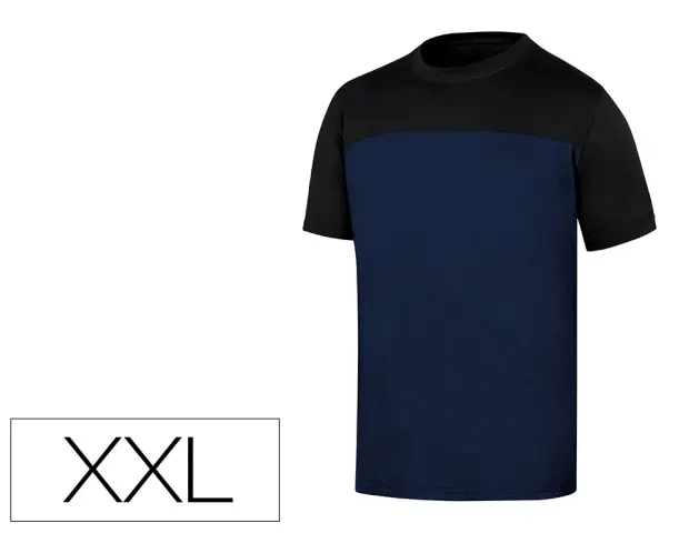 Imagen Camiseta de algodon deltaplus color azul talla xxl