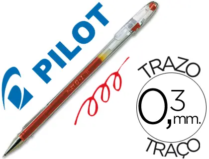 Imagen Boligrafo pilot g-1 rojo tinta gel