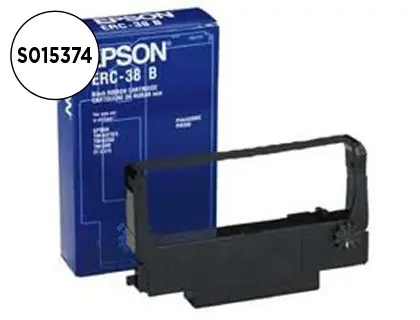 Imagen Cinta impresora epson orig. tm-300/tm-u200/tm-u210/tm-375 erc-38b negra