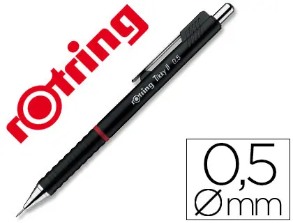 Imagen Portaminas rotring tikky 0,5 mm negro