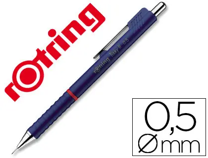 Imagen Portaminas rotring tikky 0,5 mm azul