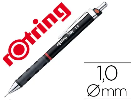 Imagen Portaminas rotring tikky 1 mm negro