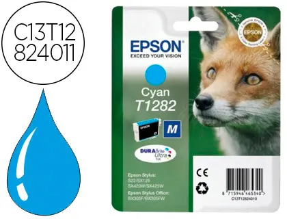 Imagen Ink-jet epson t1282 stylus s22 / sx125 cyan -170 pag-