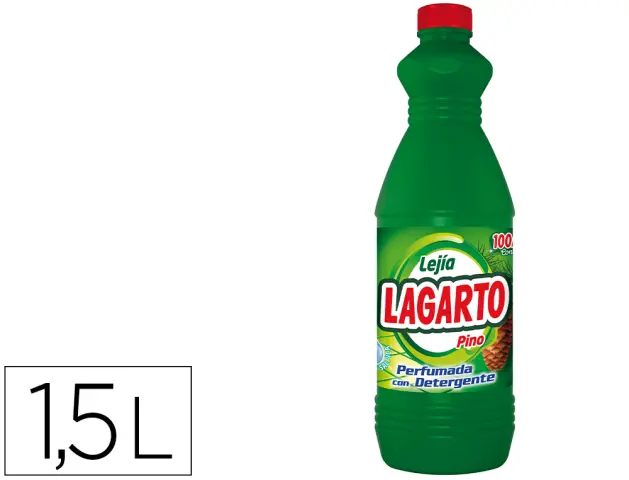 Imagen Lejia con detergente lagarto pino botella de 1,5 l