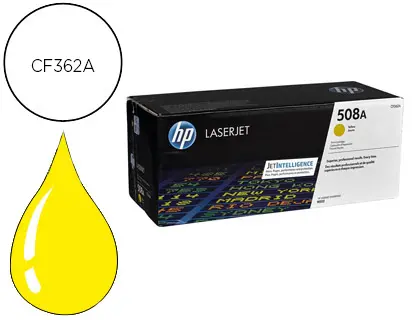 Imagen Toner hp 508a laserjet enterprise m552/553/577 amarillo 5.000 pag