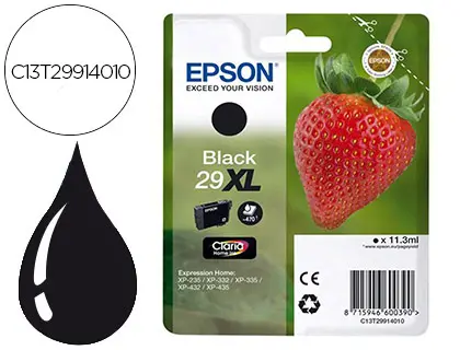 Imagen Ink-jet epson home 29xl t2991 xp435/330/335/332/430/235/432 negro 450 pag