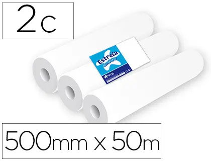 Imagen Rollo papel para camillas amoos 2 capas 67 servicios 500 mm x 50 m