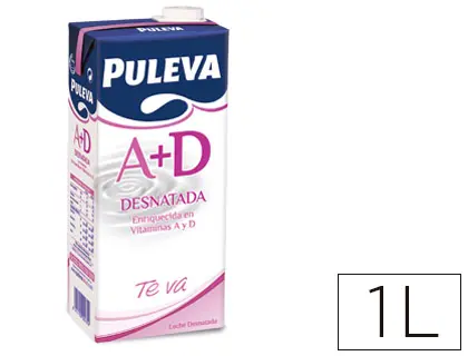 Imagen Leche desnatada puleva brik de 1 litro