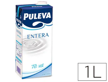 Imagen Leche entera puleva brik de 1 litro