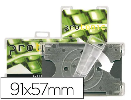 Imagen Identificador 3l office para tarjetas de seguridad 91x57 mm rotacion vertical u horizontal pack de 10