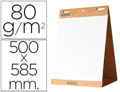 Imagen Bloc congreso bi-office liso autoadhesivo sobremesa 500 x 585 mm papel de 80g/m