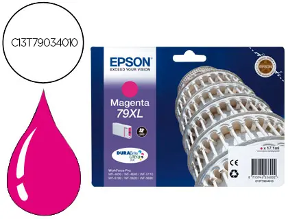 Imagen Ink-jet epson 79xl 900p wf 4630 / 4640 / 5110 / 5620 / 5690 / 5690 magenta -2.000 pag-