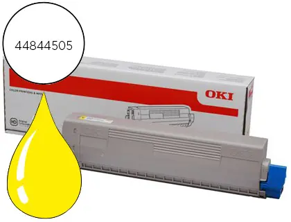 Imagen Toner oki c831/c841 amarillo -10.000 pag-