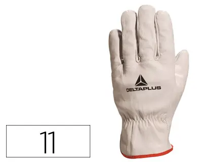 Imagen Guantes deltaplus piel vacuno especial para todo tipo de trabajos el mas vendido del mercado talla 11