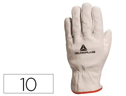 Imagen Guantes deltaplus piel vacuno especial para todo tipo de trabajos el mas vendido del mercado talla 10