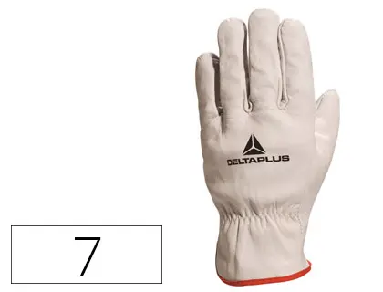 Imagen Guantes deltaplus piel vacuno especial para todo tipo de trabajos el mas vendido del mercado talla 7