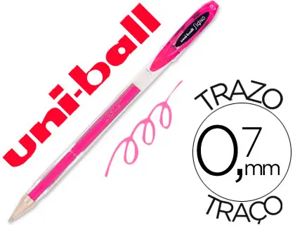 Imagen Boligrafo uni-ball roller um-120 signo 0,7 mm tinta gel color rosa