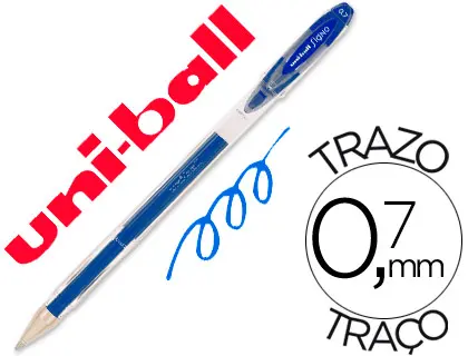 Imagen Boligrafo uni-ball roller um-120 signo 0,7 mm tinta gel color azul