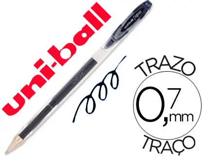 Imagen Boligrafo uni-ball roller um-120 signo 0,7 mm tinta gel color negro