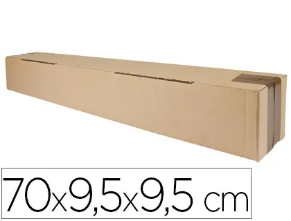 Imagen Caja para embalar q-connect tubo medidas 700x95x95 mm espesor carton 3 mm