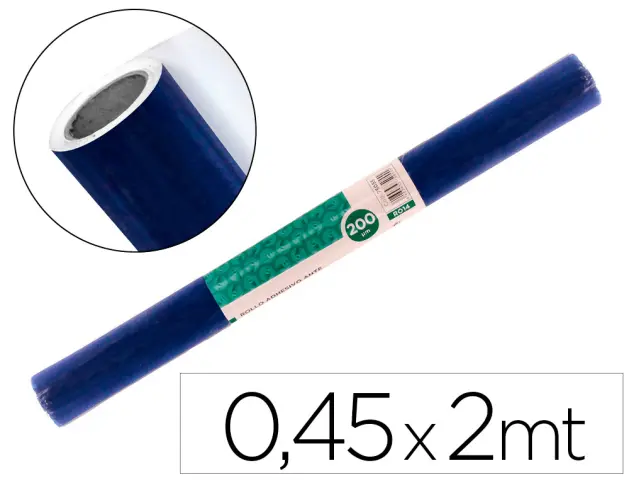 Imagen Rollo adhesivo liderpapel especial ante azul rollo de 0,45 x 2 mt