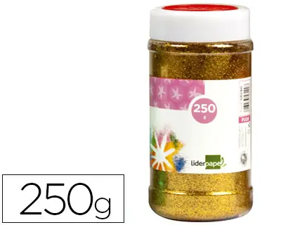 Imagen Purpurina liderpapel fantasia color oro metalizado bote de 250 gr