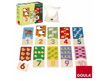Imagen Puzzle goula infantil duo 1-10