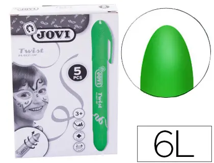 Imagen Barra de maquillaje jovi twist make-up verde caja de 5 unidades