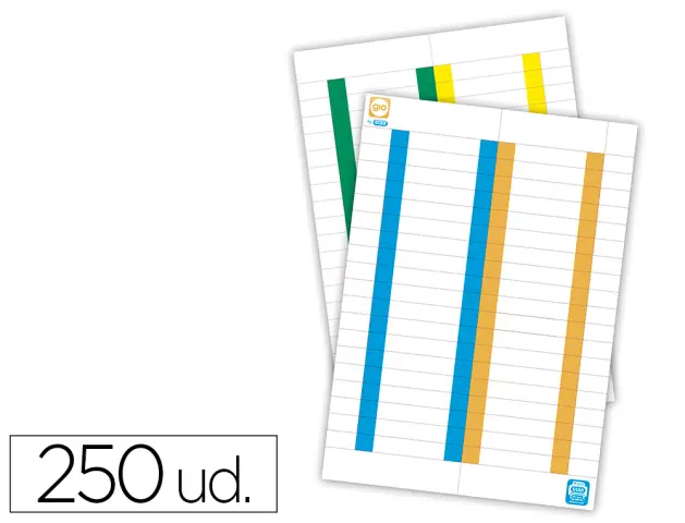 Imagen Tira de papel para visores pack de 250 etiquetas