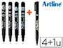 Imagen Rotulador artline comic pen calibrado micrometrico negro bolsa de 3 uds 0,2 0,4 0,8 + permanente 853 2