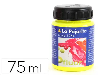 Imagen Pintura acrilica la pajarita f-01 amarillo canario 75ml