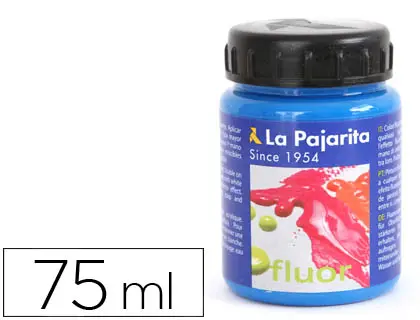 Imagen Pintura acrilica la pajarita f-05 azul luminoso 75ml