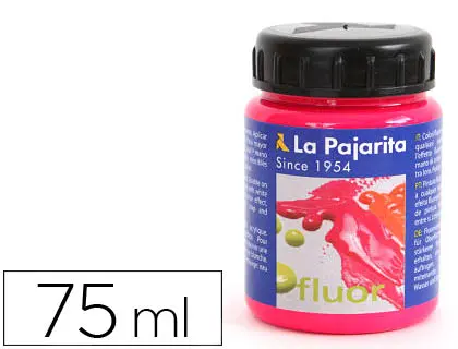 Imagen Pintura acrilica la pajarita f-04 magenta fluorescente 75ml