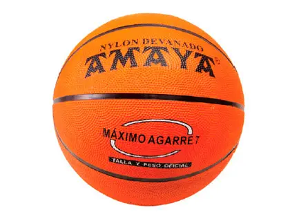 Imagen Balon amaya de basket caucho naranja n 6