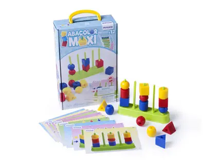 Imagen Juego miniland abacolor 5 columna maxi 15 piezas