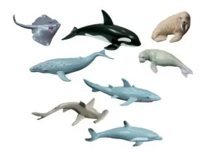 Imagen Juego miniland animales marinos 8 figuras