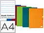 Imagen Libreta liderpapel scriptus a4 48 hojas 90g/m2 rayado montessori 3,5mm con margen colores surtidos 2
