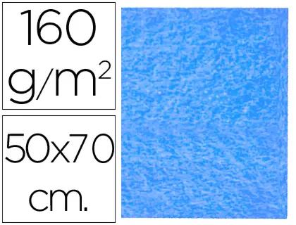 Imagen Fieltro liderpapel 50x70cm azul claro 160g/m2