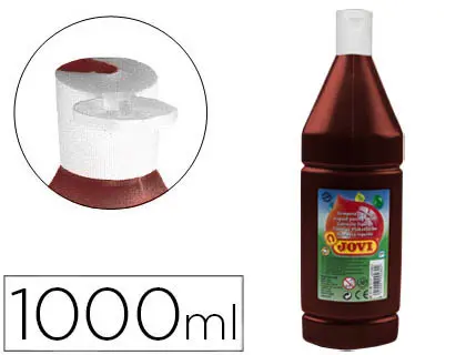 Imagen Tempera liquida jovi escolar 1000 ml marron