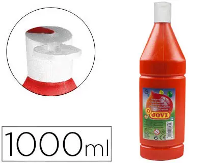 Imagen Tempera liquida jovi escolar 1000 ml bermellon