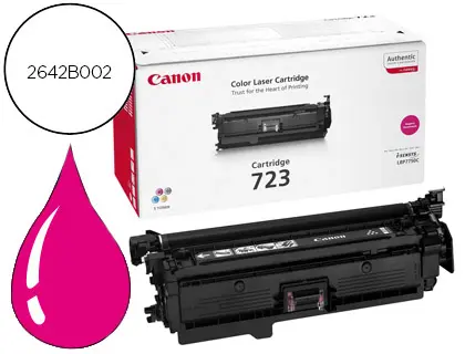 Imagen Toner canon laser crg 723 magenta 5000 pag