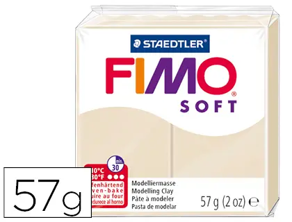 Imagen Pasta staedtler fimo soft 56 gr color tierra